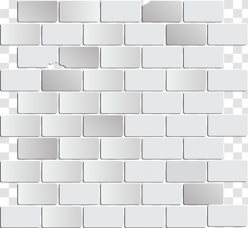 Paper Brick Wall White - Simple Transparent PNG