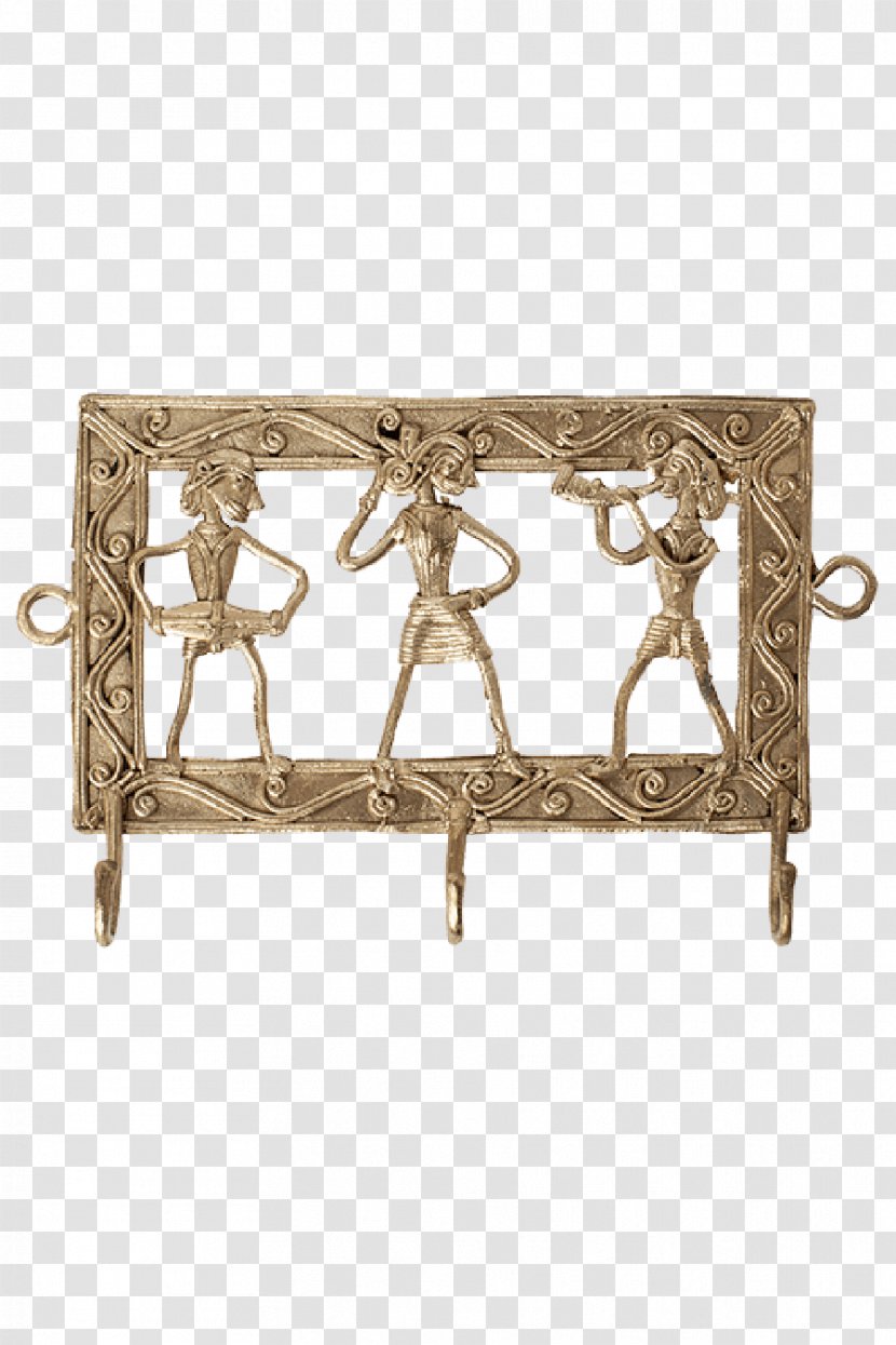 Table Dhokra Art Brass Wall Transparent PNG