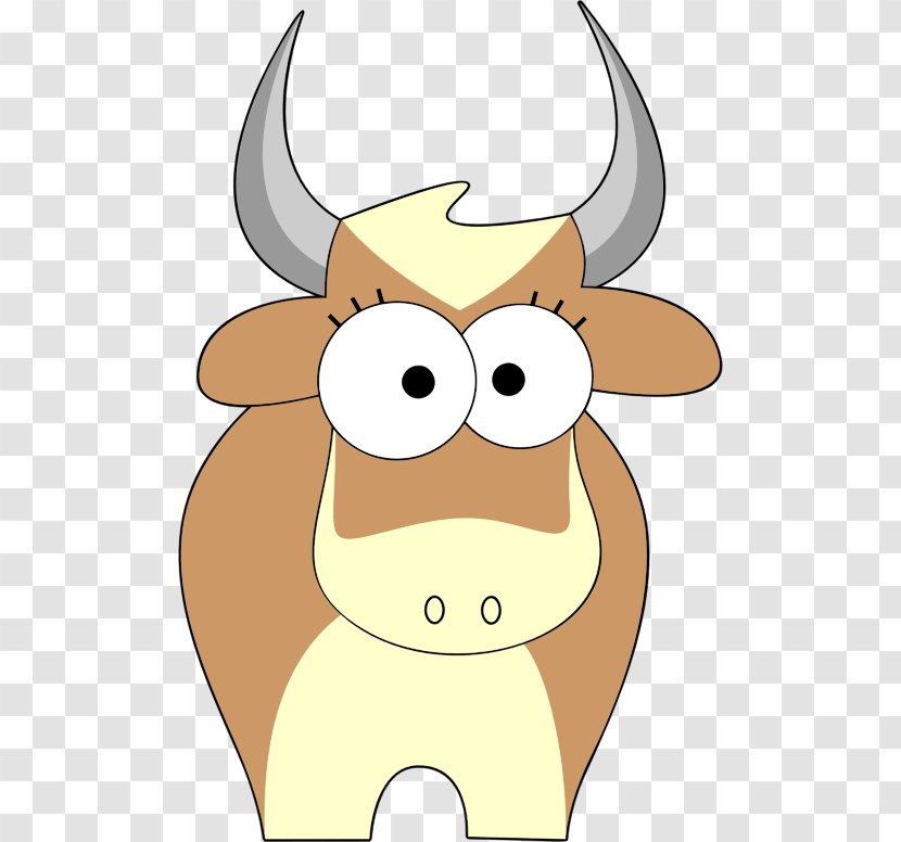 Highland Cattle Simmental Zebu Clip Art - Mammal - Cartoon Character Transparent PNG