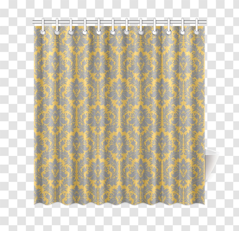 Curtain Douchegordijn Bathroom Shower Door - Yellow Transparent PNG