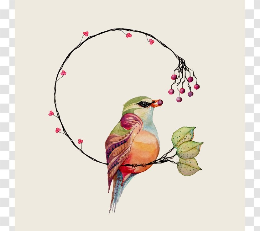Bird Image Drawing Canvas Painting - Oiseaux Aquarelles Transparent PNG