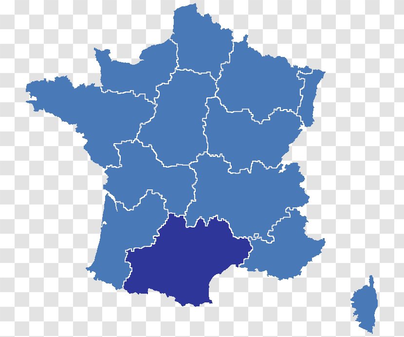 Brittany Map Regions Of France - Area Transparent PNG