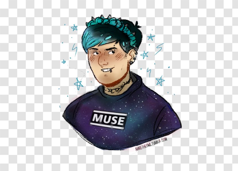 Animated Cartoon Illustration Poster Muse - Fictional Character - Pastel Dan And Phil Transparent PNG
