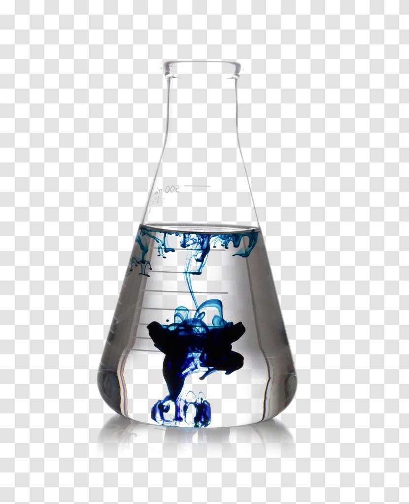 Laboratory Glassware Chemistry Erlenmeyer Flask - Chemistry,instrument,glassware,Measuring Glass Transparent PNG