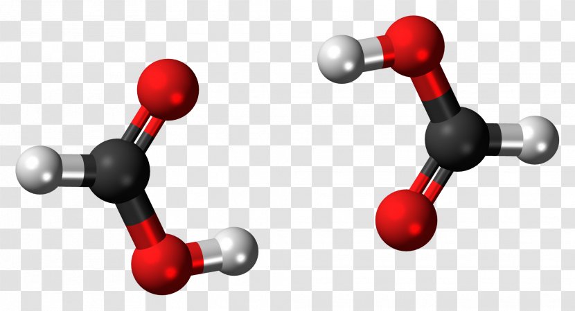 Acetic Acid Molecule Molecular Model Chemistry - Stick Transparent PNG
