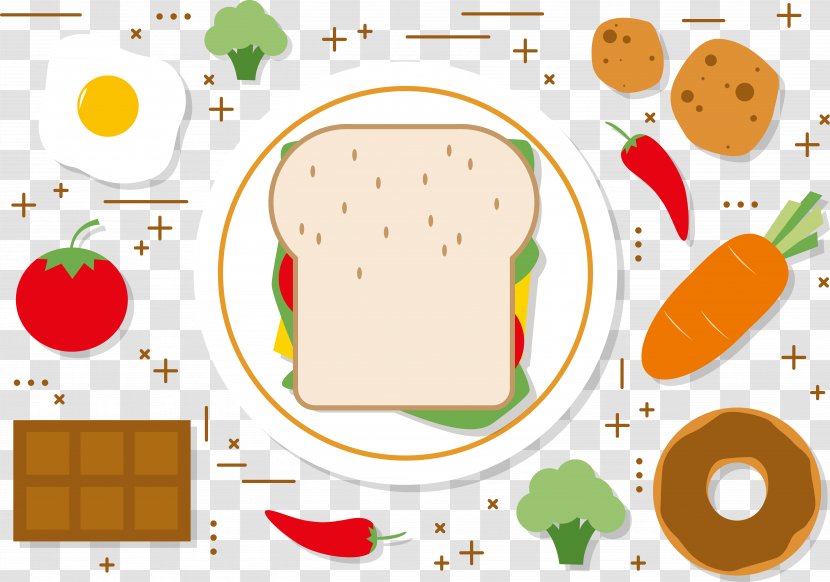 Coffee Breakfast Pancake Sandwich - Gratis - Nutrition Vector Transparent PNG