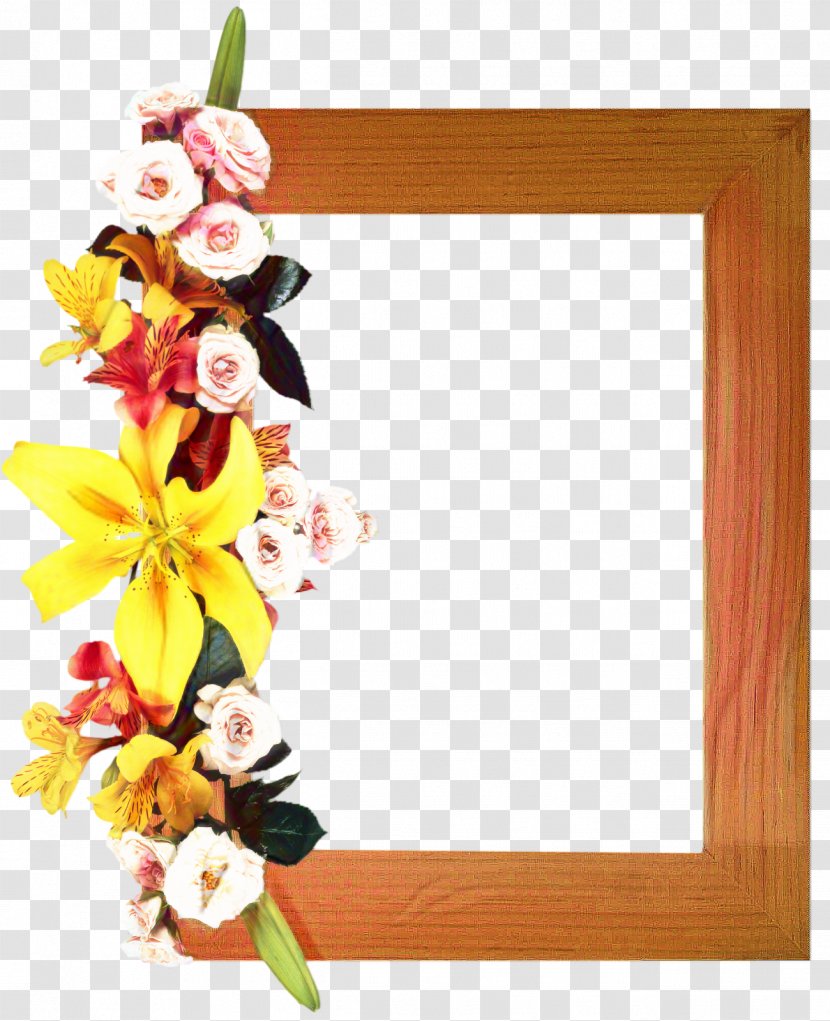 Bouquet Of Flowers Drawing - Picture Frame - Interior Design Plant Transparent PNG