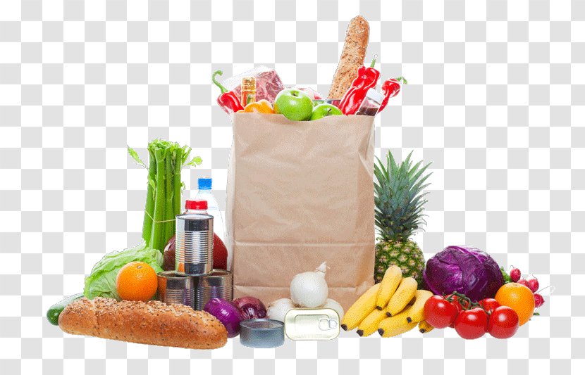 Grocery Store Health Food Shopping Bags & Trolleys Stock Photography - Lunch - Bank Transparent PNG