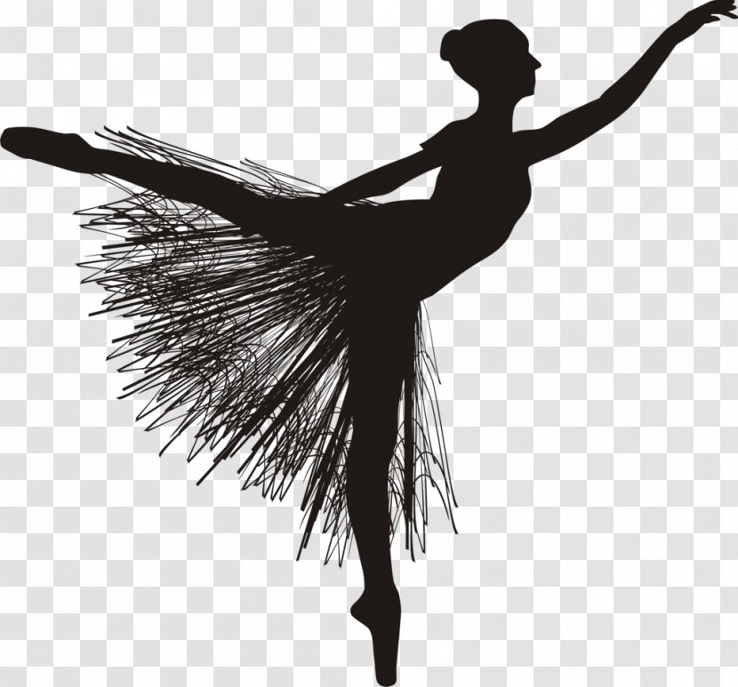 Ballet Dancer Balerin - Silhouette Transparent PNG