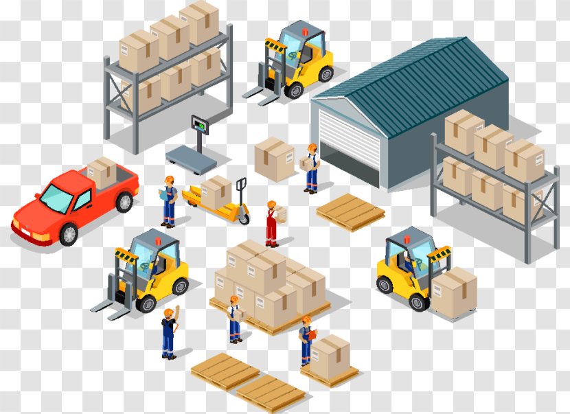 Vector Graphics Warehouse Logistics Illustration Royalty-free Transparent PNG