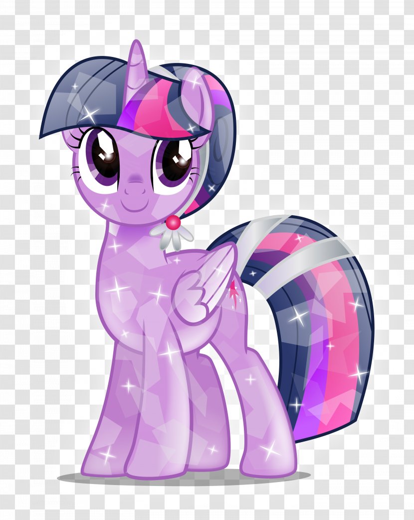 Twilight Sparkle Pony Rarity Pinkie Pie Rainbow Dash - Purple Transparent PNG