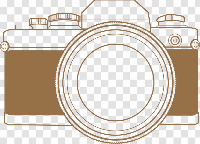 Photographic Film Camera Photography 35mm Format Clip Art - Sketch Transparent PNG