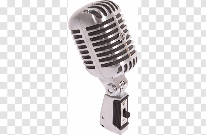 Microphone Shure SM58 55SH Super 55 - Silhouette Transparent PNG