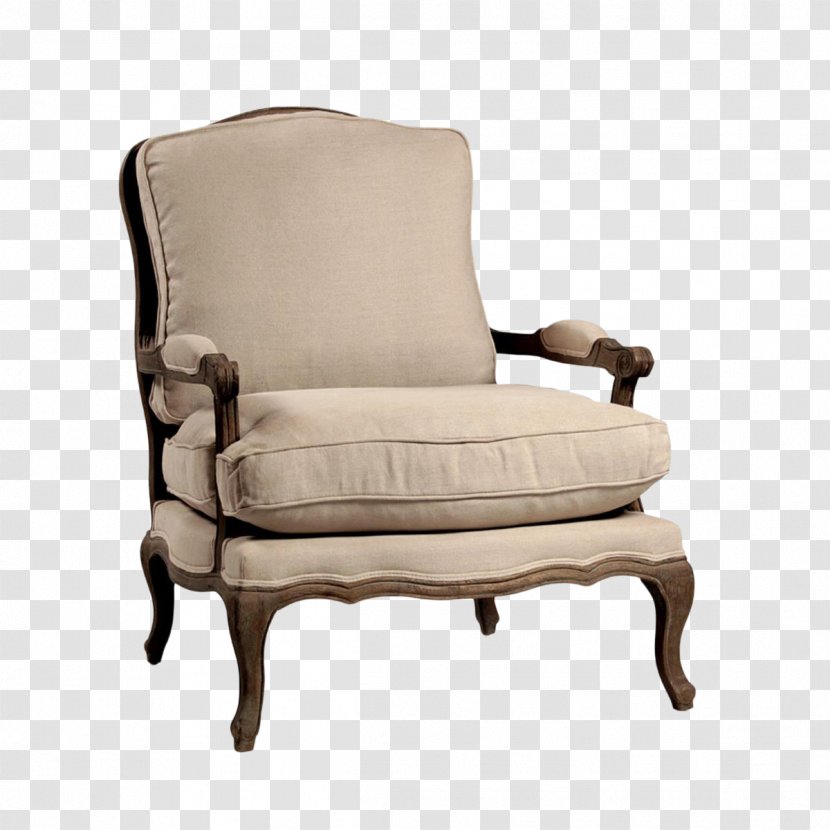 Wing Chair Bergère Couch Chaise Longue - Glider Transparent PNG
