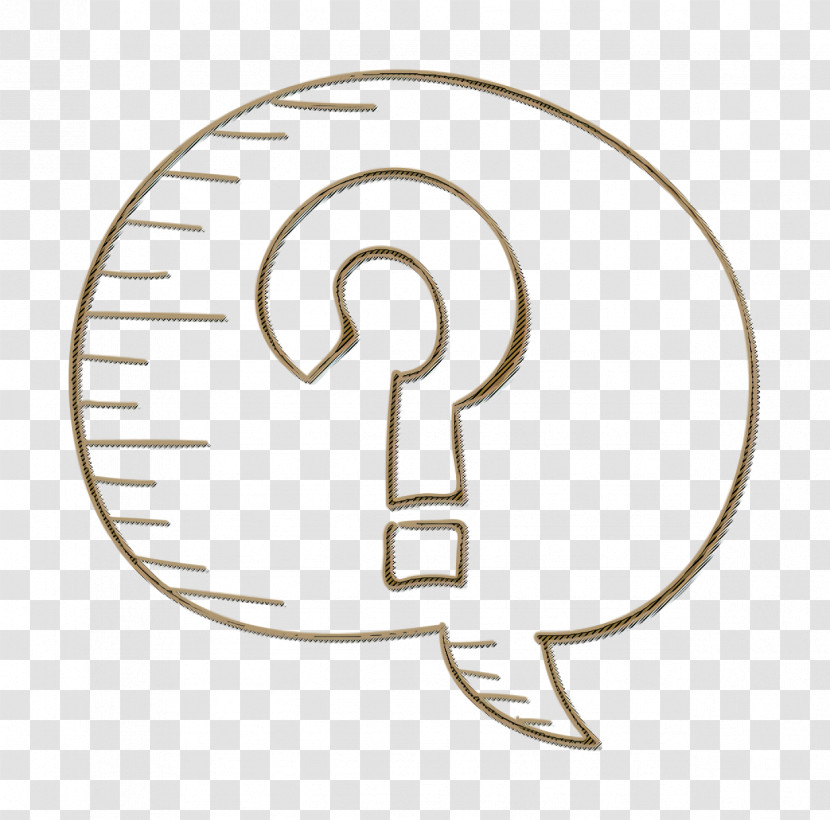 Question Icon Question Mark Icon School Handmade Icon Transparent PNG