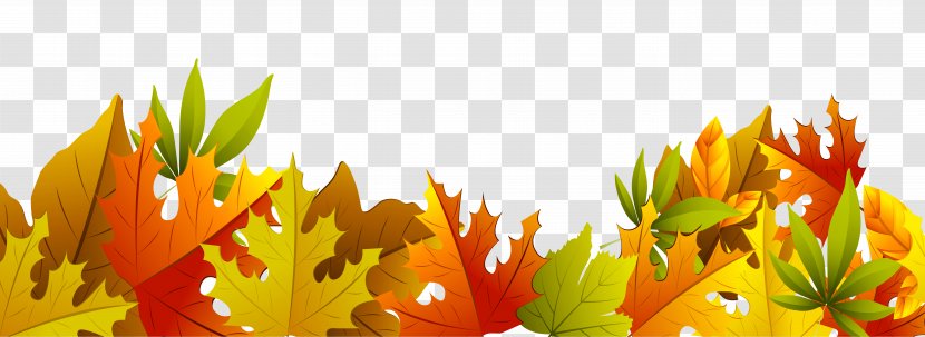 Autumn Leaf Color Clip Art - Yellow Transparent PNG