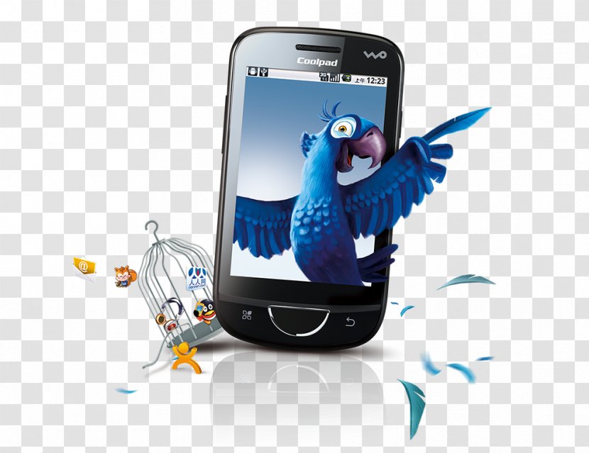 China Unicom Poster Smartphone Coolpad Group Limited Android - Phone Parrot Transparent PNG