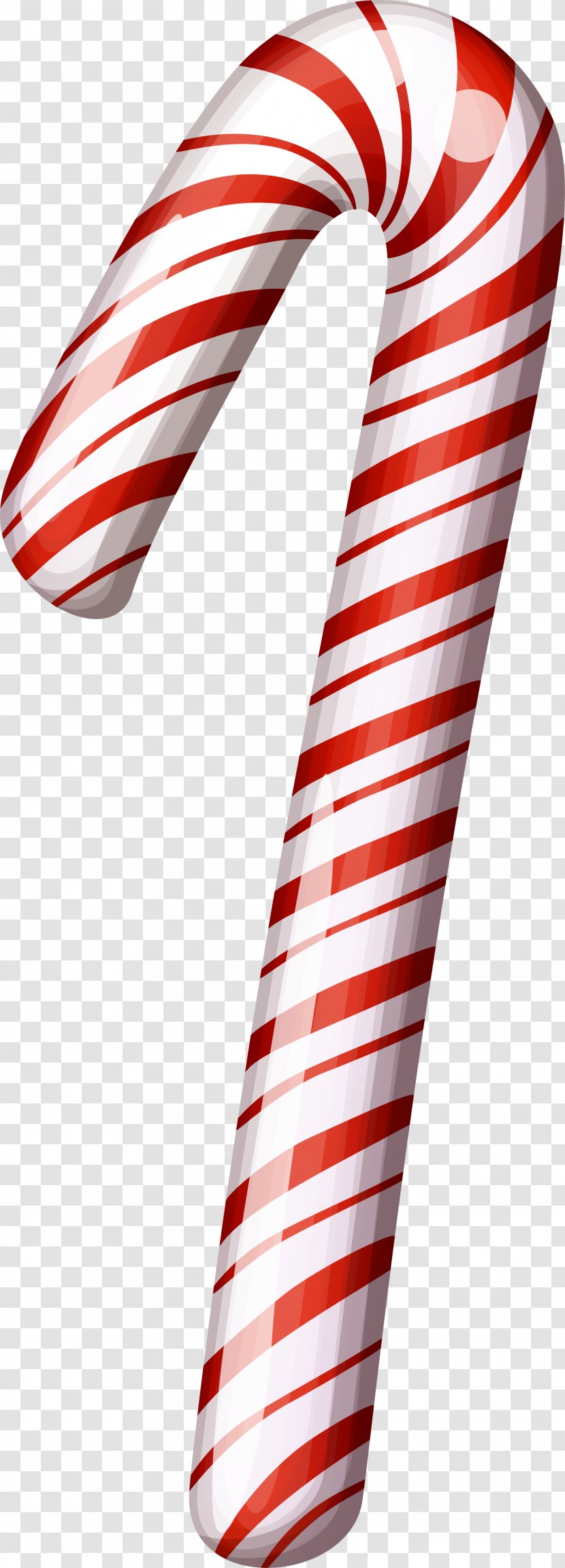Candy Cane Polkagris Animation - Red Cartoon Transparent PNG