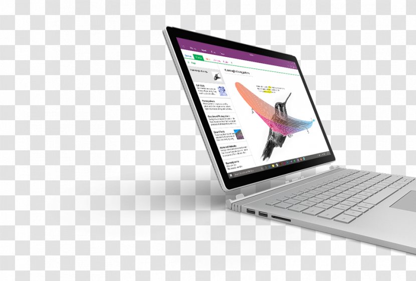 Netbook Laptop Surface Book Microsoft PixelSense 2-in-1 PC - Computer Hardware Transparent PNG