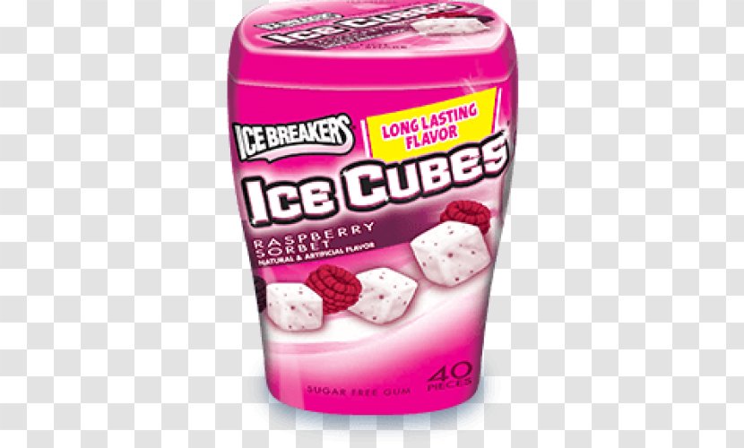 Chewing Gum Sorbet Ice Breakers Cube Bubble - Tape Transparent PNG