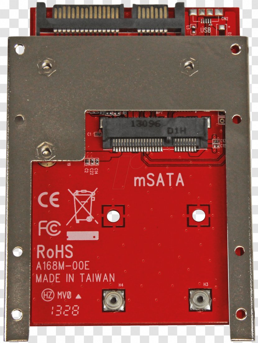 Microcontroller Serial ATA Solid-state Drive Hard Drives StarTech.com - Electronic Component - USB Transparent PNG