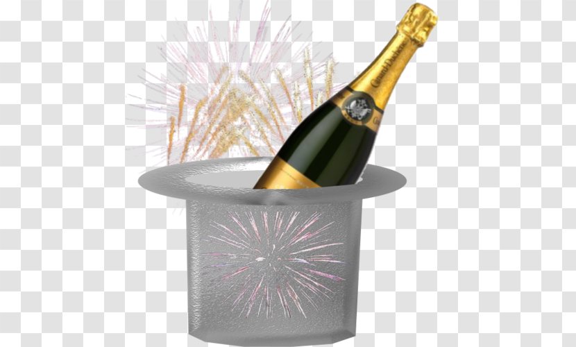 Champagne Epiphany New Year - Animaatio Transparent PNG