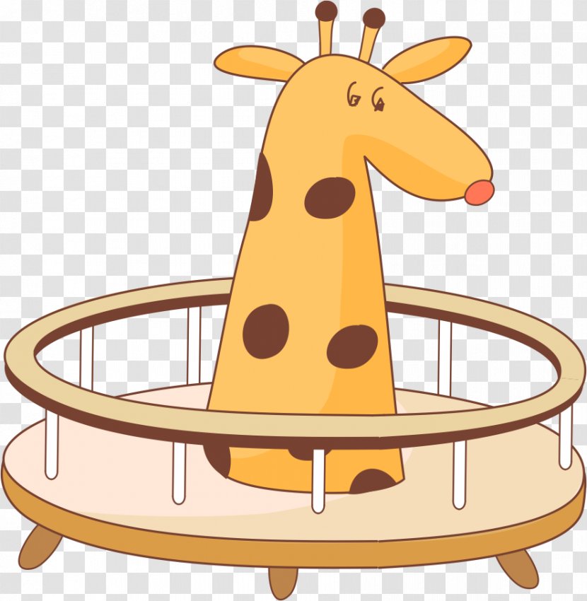 Giraffe Clip Art - Mammal - Trampoline Transparent PNG