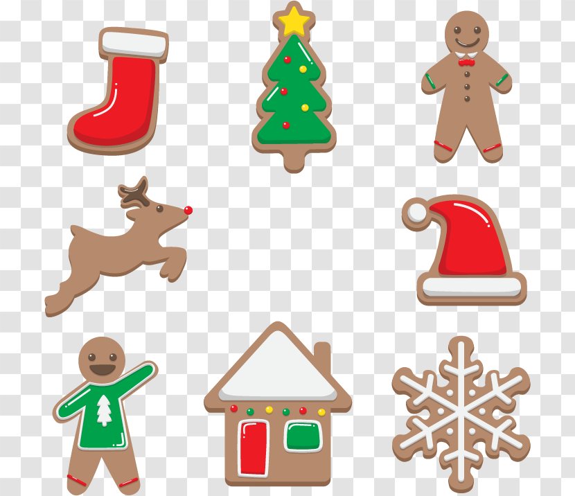 Christmas Tree Clip Art - Decoration - Three-dimensional Cookies Transparent PNG