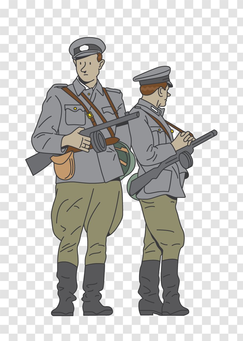 Soldier Infantry Military Uniforms World War II - Army Officer - WW2 Jeep Soldiers Transparent PNG