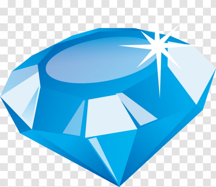 Blue Diamond Euclidean Vector - Creative Design Carved Images Transparent PNG