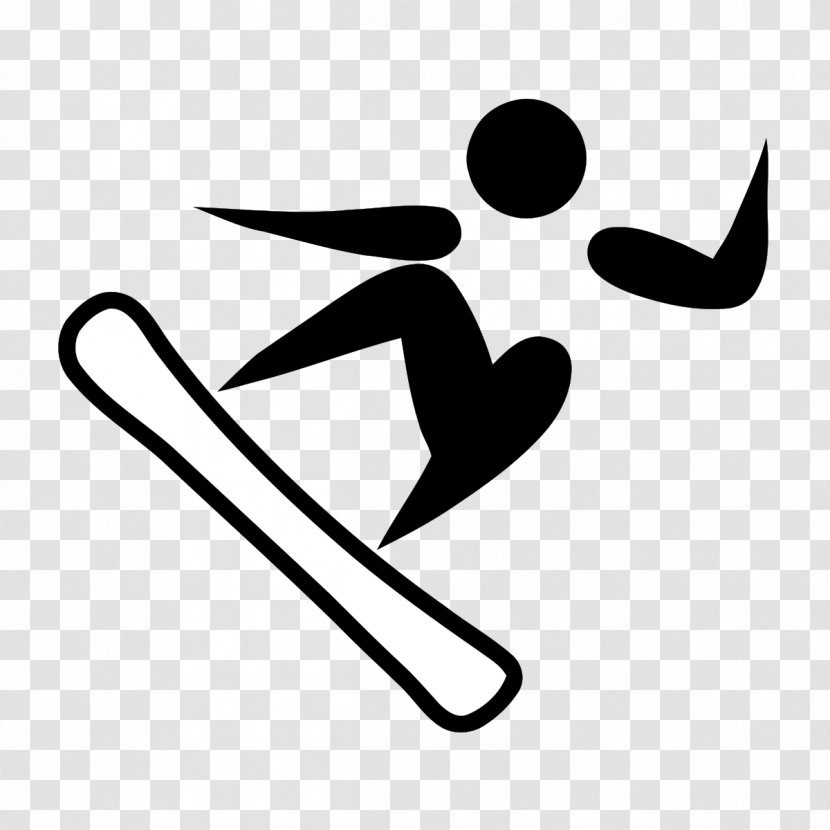2018 Winter Olympics Sapporo Teine Snowboarding At The Olympic Games Pictogram - Text Transparent PNG
