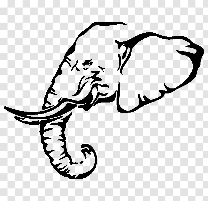 African Elephant Drawing Elephantidae - Elephants And Mammoths - Mandala Transparent PNG