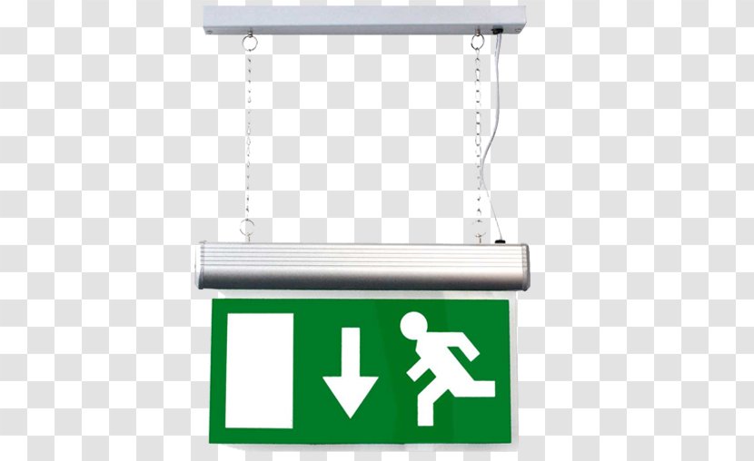 Exit Sign Emergency Lighting Light-emitting Diode - Light Transparent PNG