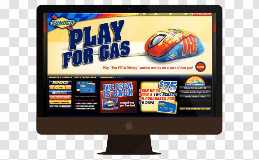 Display Advertising Device Multimedia Computer Software - Sunoco Transparent PNG