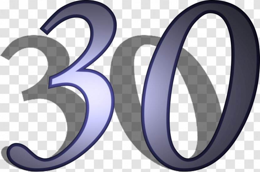 Number Symbol Drawing Clip Art - Rim - 30 Transparent PNG