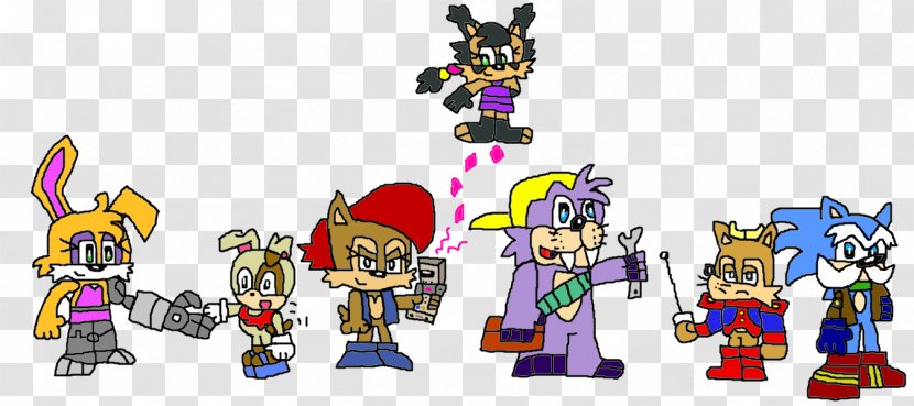 Sonic The Fighters Chaos Art Princess Sally Acorn Doctor Eggman - Horse Like Mammal - Freedom Transparent PNG
