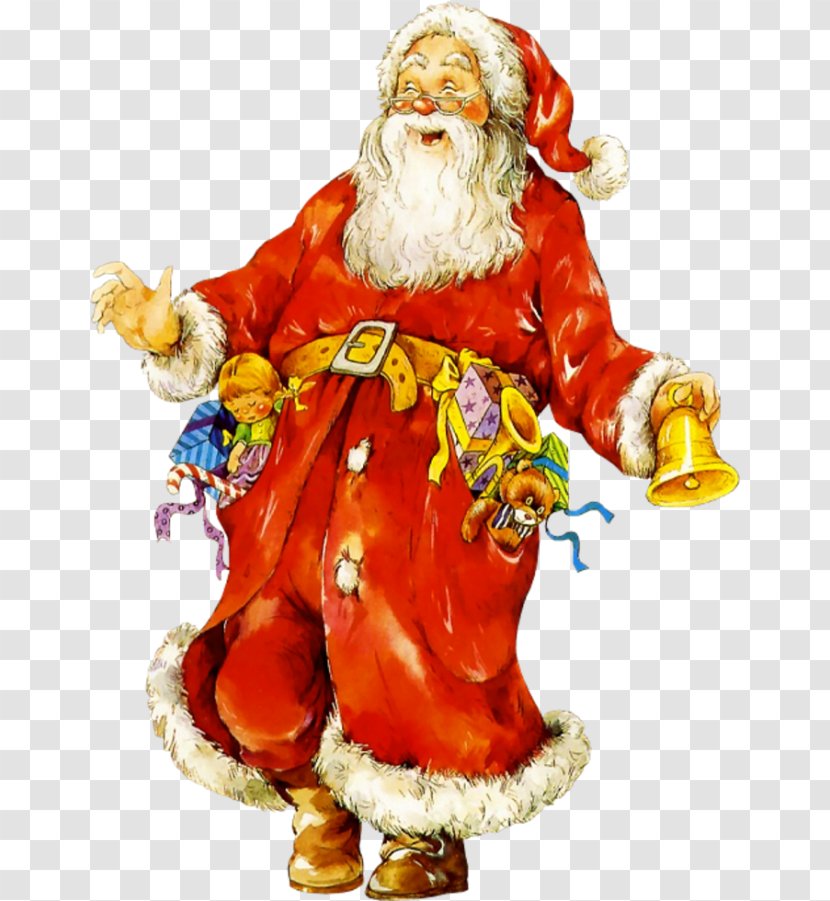 Santa Claus Public Holiday Christmas New Year Clip Art Transparent PNG