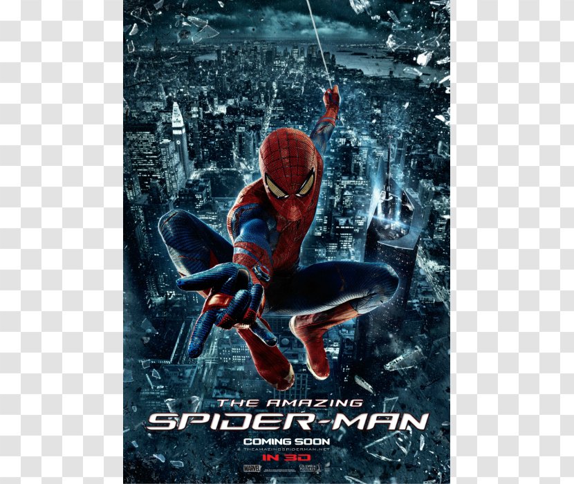 The Amazing Spider-Man Film Poster Superhero Movie - Spiderman Transparent PNG
