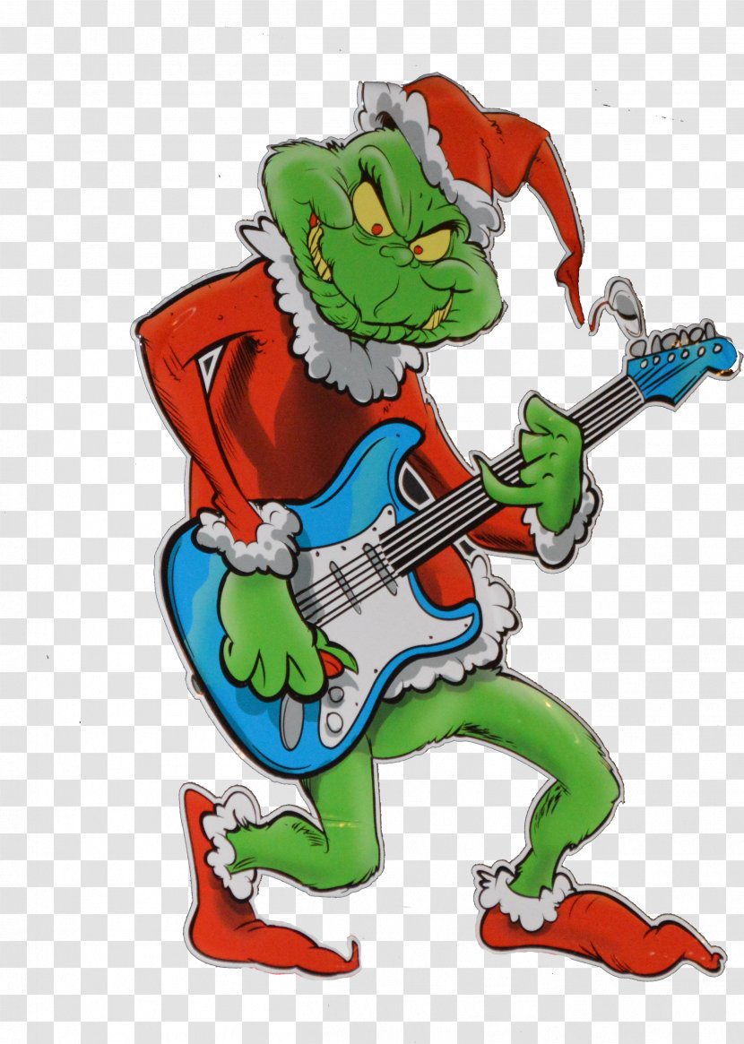 The Grinch Cartoon - Guitar - Dr Seuss Transparent PNG