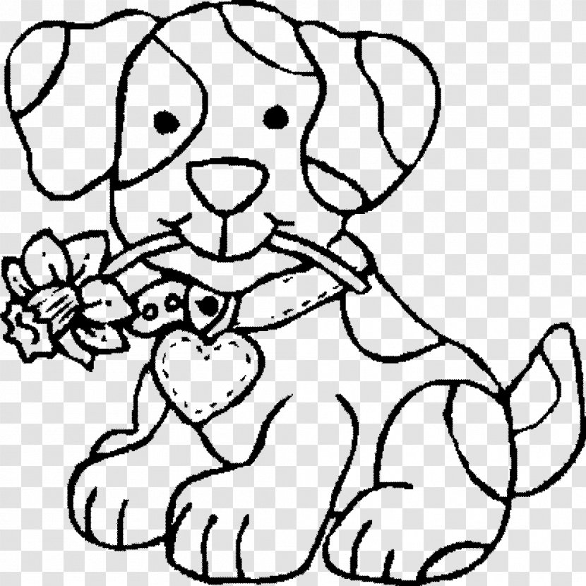 Coloring Book Pages Child Free - Frame - Cute Dog Transparent PNG
