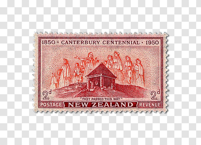Postage Stamps Rectangle - Stamp - Christchurch Cathedral Transparent PNG