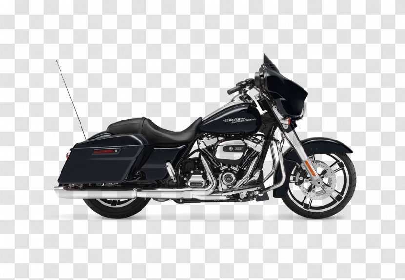 Harley-Davidson Street Glide CVO Electra - Harleydavidson Milwaukeeeight Engine - Red Motorcycle Transparent PNG