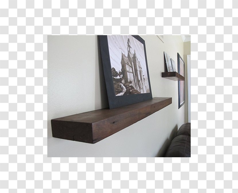 Solid Wood Corbel Table Shelf Transparent PNG