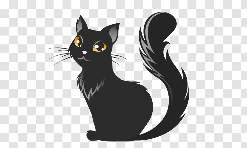 Cat Tiger Halloween - Black - Cartoon Transparent PNG