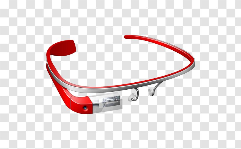 Google Glass ICO Icon - Apple Image Format - Virtual Red Glasses Transparent PNG