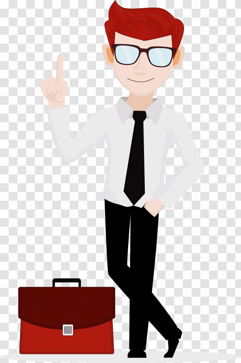 Cartoon Finger Thumb Businessperson Job Transparent PNG