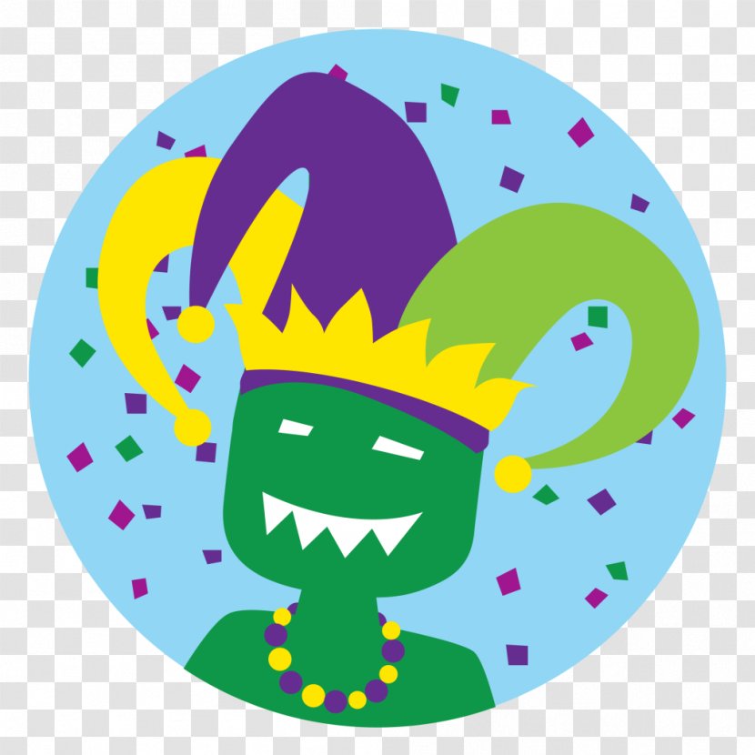 Green Organism Clip Art - Logo - Mardi Gras Transparent PNG