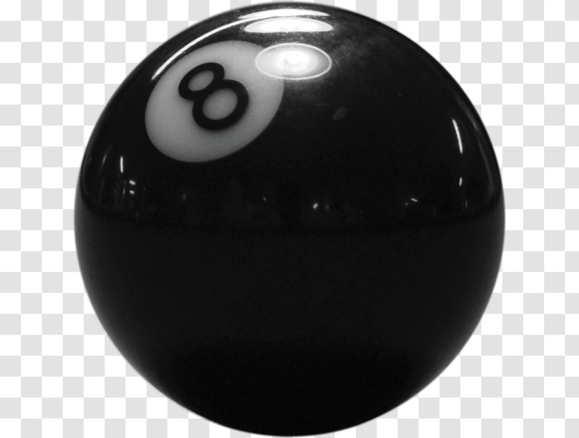 Billiard Balls Magic 8-Ball Eight-ball White - Black And - Billiards Transparent PNG