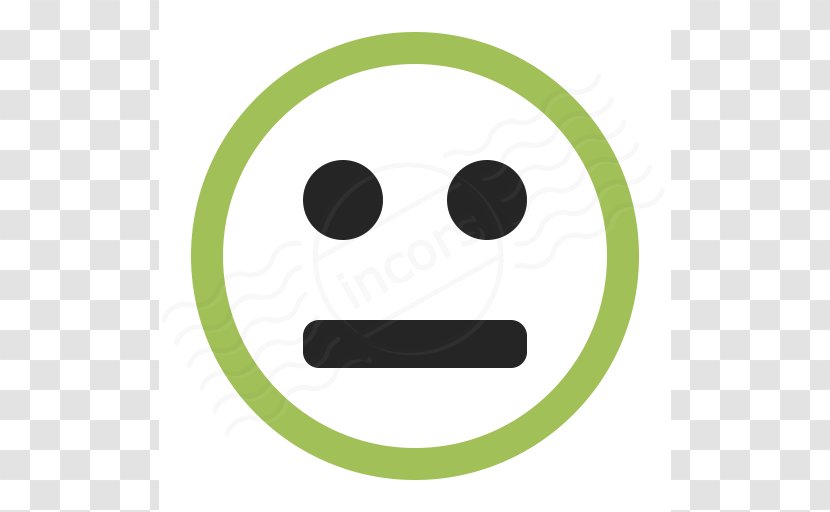 Smiley Emoticon Face Clip Art - Straight Faced Transparent PNG
