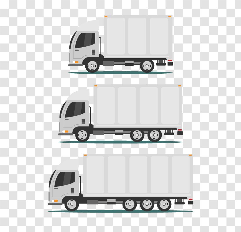 Cargo Truck Transport Service - Brand - Long Vector Transparent PNG